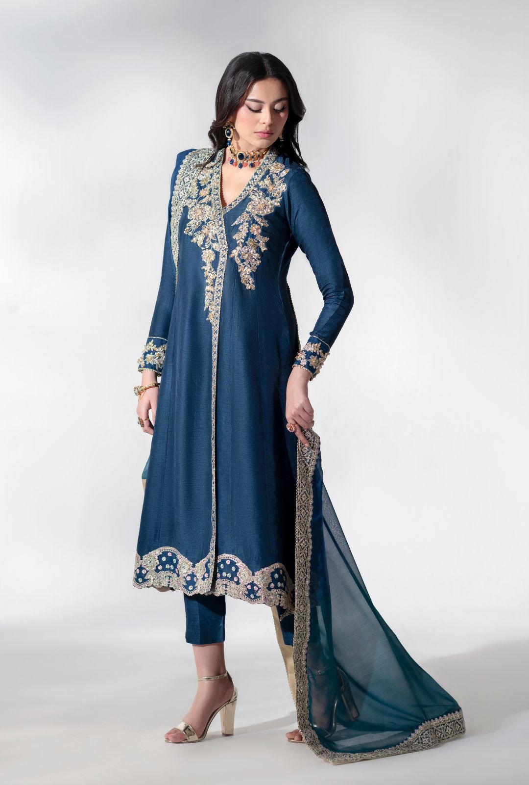 AJR Couture | Luxe Pret 25 | Oasis Orient - Pakistani Designer Dress - by AJR Couture - Type : Ladies Clothes - 100% Original at Saira Sultan
