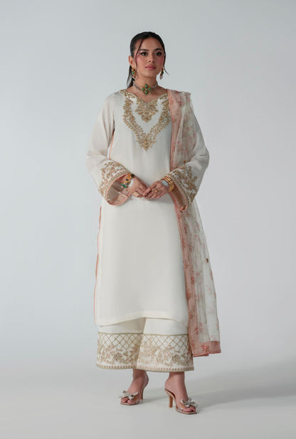 AJR Couture | Luxe Pret 25 | Silk Whisper - Pakistani Designer Dress - by AJR Couture - Type : Ladies Clothes - 100% Original at Saira Sultan