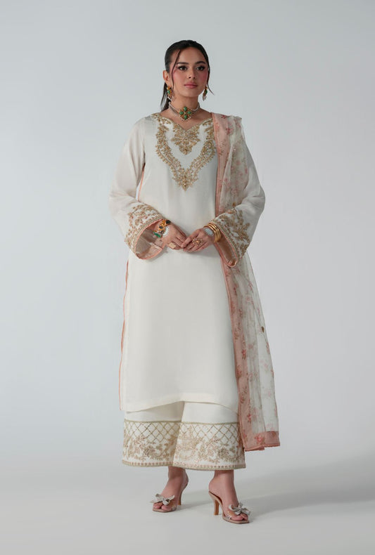 AJR Couture | Luxe Pret 25 | Silk Whisper - Pakistani Designer Dress - by AJR Couture - Type : Ladies Clothes - 100% Original at Saira Sultan