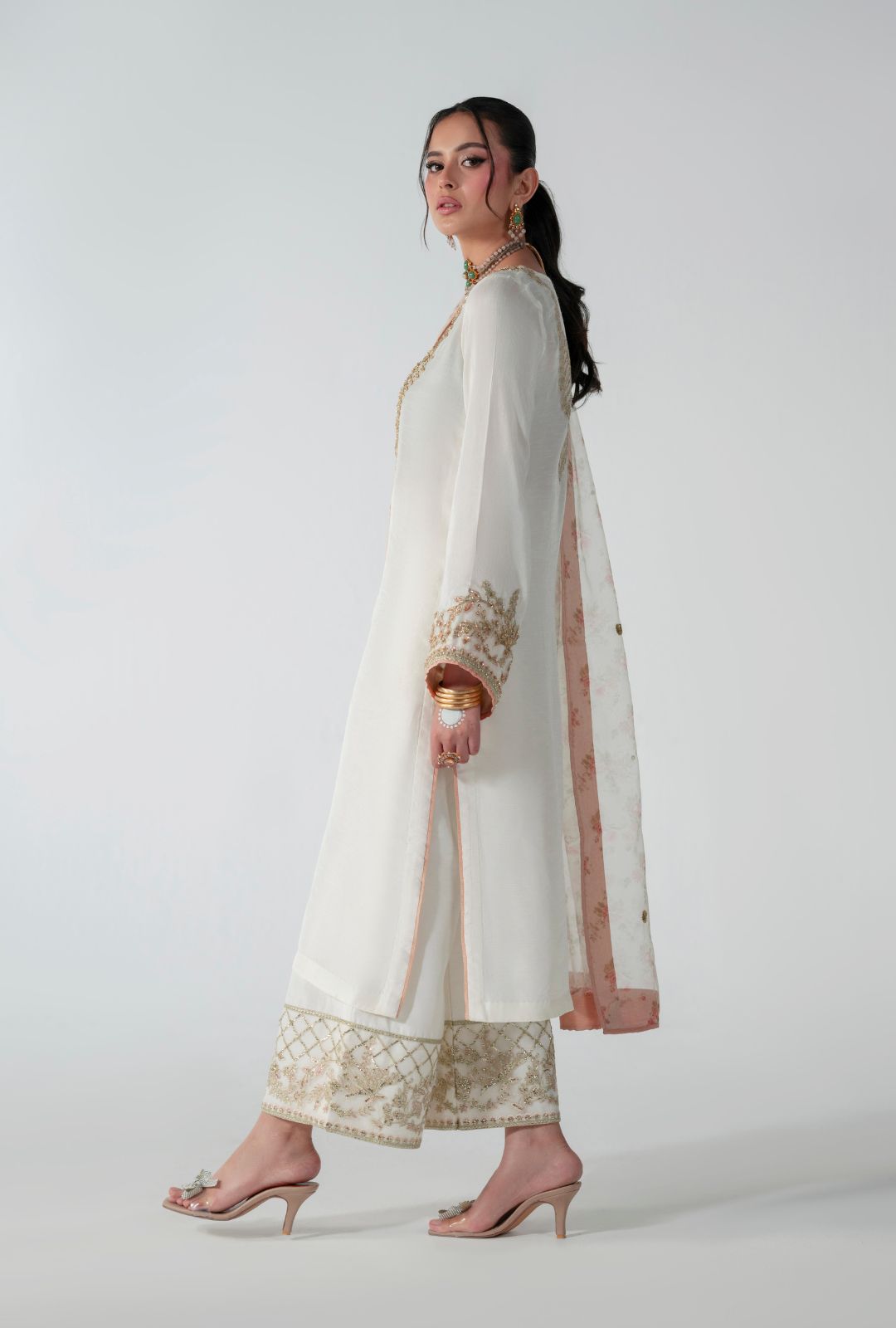 AJR Couture | Luxe Pret 25 | Silk Whisper - Pakistani Designer Dress - by AJR Couture - Type : Ladies Clothes - 100% Original at Saira Sultan