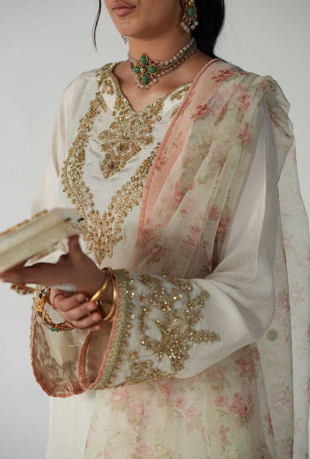 AJR Couture | Luxe Pret 25 | Silk Whisper - Pakistani Designer Dress - by AJR Couture - Type : Ladies Clothes - 100% Original at Saira Sultan