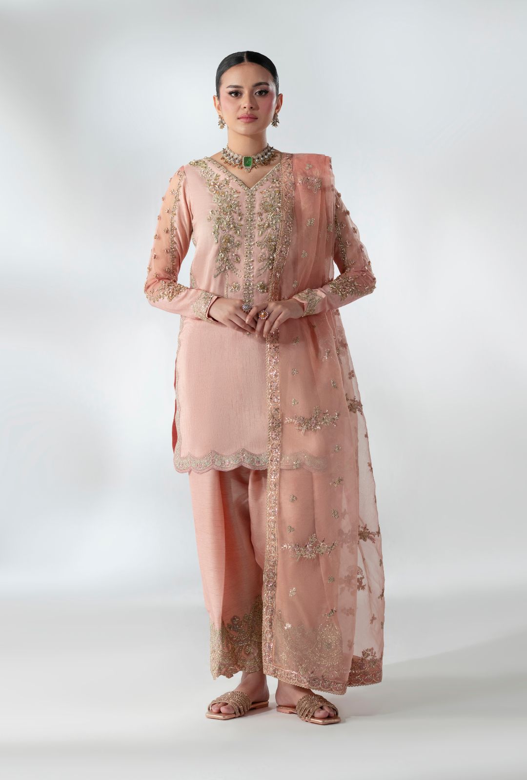 AJR Couture | Luxe Pret 25 | Ankara Allure - Pakistani Designer Dress - by AJR Couture - Type : Ladies Clothes - 100% Original at Saira Sultan