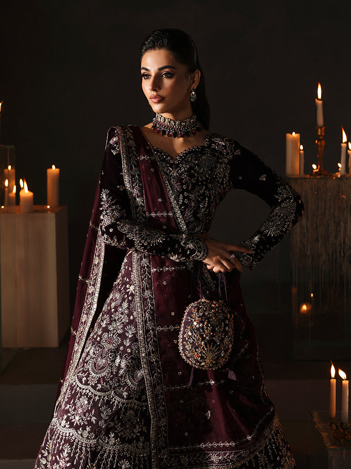 Gulaal | Marais Velvet | CALIRA by Gulaal - Designer Dress - Type : Ladies Clothes - Available at Saira Sultan - 100% Original 