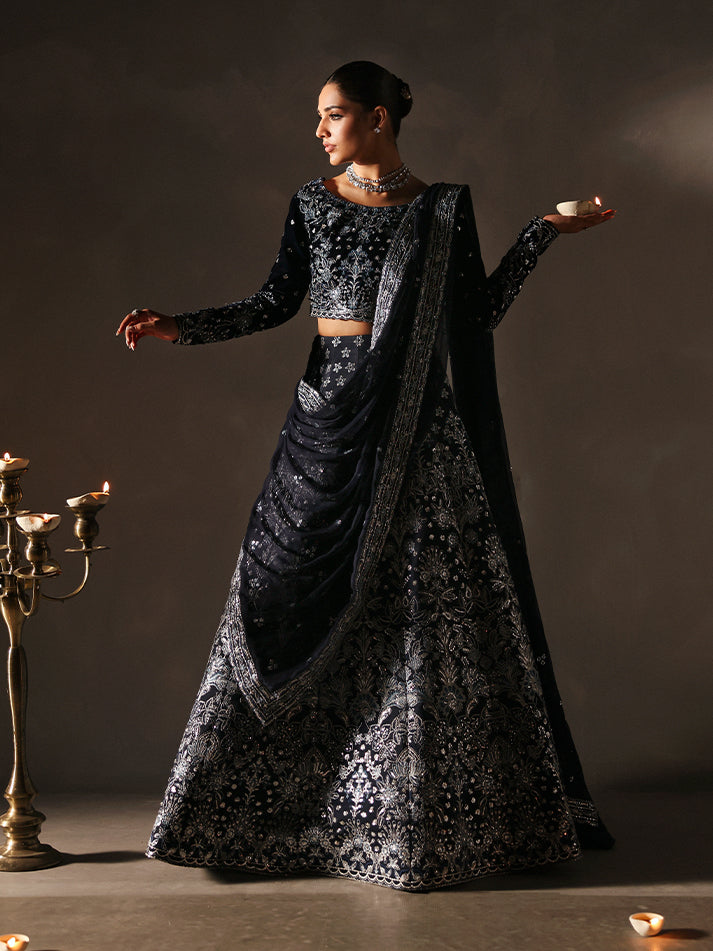 Gulaal | Marais Velvet | ARDORA by Gulaal - Designer Dress - Type : Ladies Clothes - Available at Saira Sultan - 100% Original 