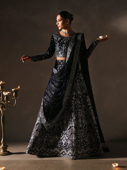 Gulaal | Marais Velvet | ARDORA by Gulaal - Designer Dress - Type : Ladies Clothes - Available at Saira Sultan - 100% Original 