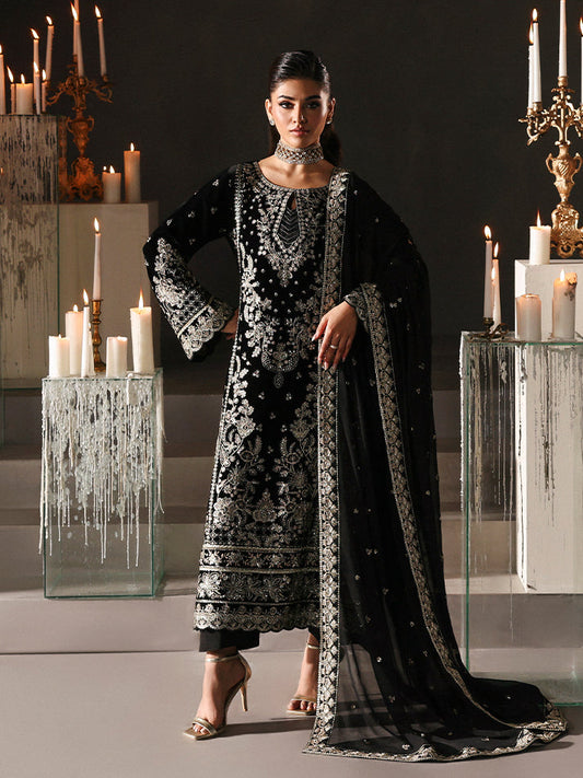 Gulaal | Marais Velvet | ECLISSA by Gulaal - Designer Dress - Type : Ladies Clothes - Available at Saira Sultan - 100% Original 