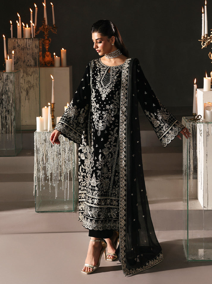 Gulaal | Marais Velvet | ECLISSA by Gulaal - Designer Dress - Type : Ladies Clothes - Available at Saira Sultan - 100% Original 