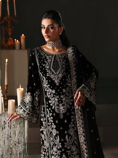 Gulaal | Marais Velvet | ECLISSA by Gulaal - Designer Dress - Type : Ladies Clothes - Available at Saira Sultan - 100% Original 