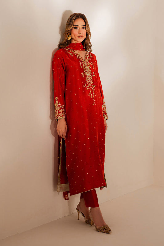 Vintage | Celine Luxe | Hana - Pakistani Designer Dress - by Vintage - Type : Ladies Clothes - 100% Original at Saira Sultan