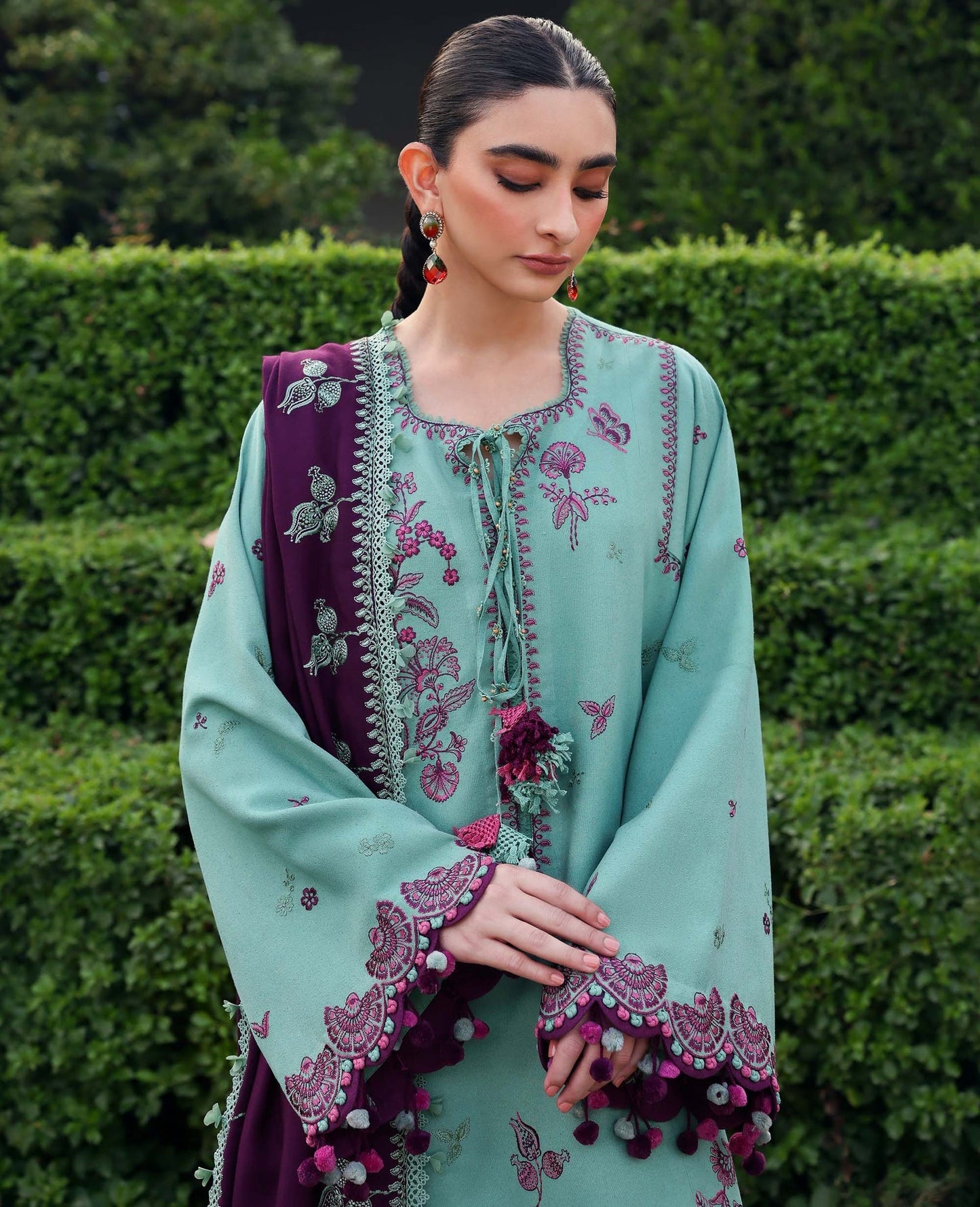 Republic Womenswear | Amaris Luxury Shawl 25 | Virella by Republic Womenswear - Designer Dress  - Type : Ladies Clothes - Available at Saira Sultan - 100% Original 