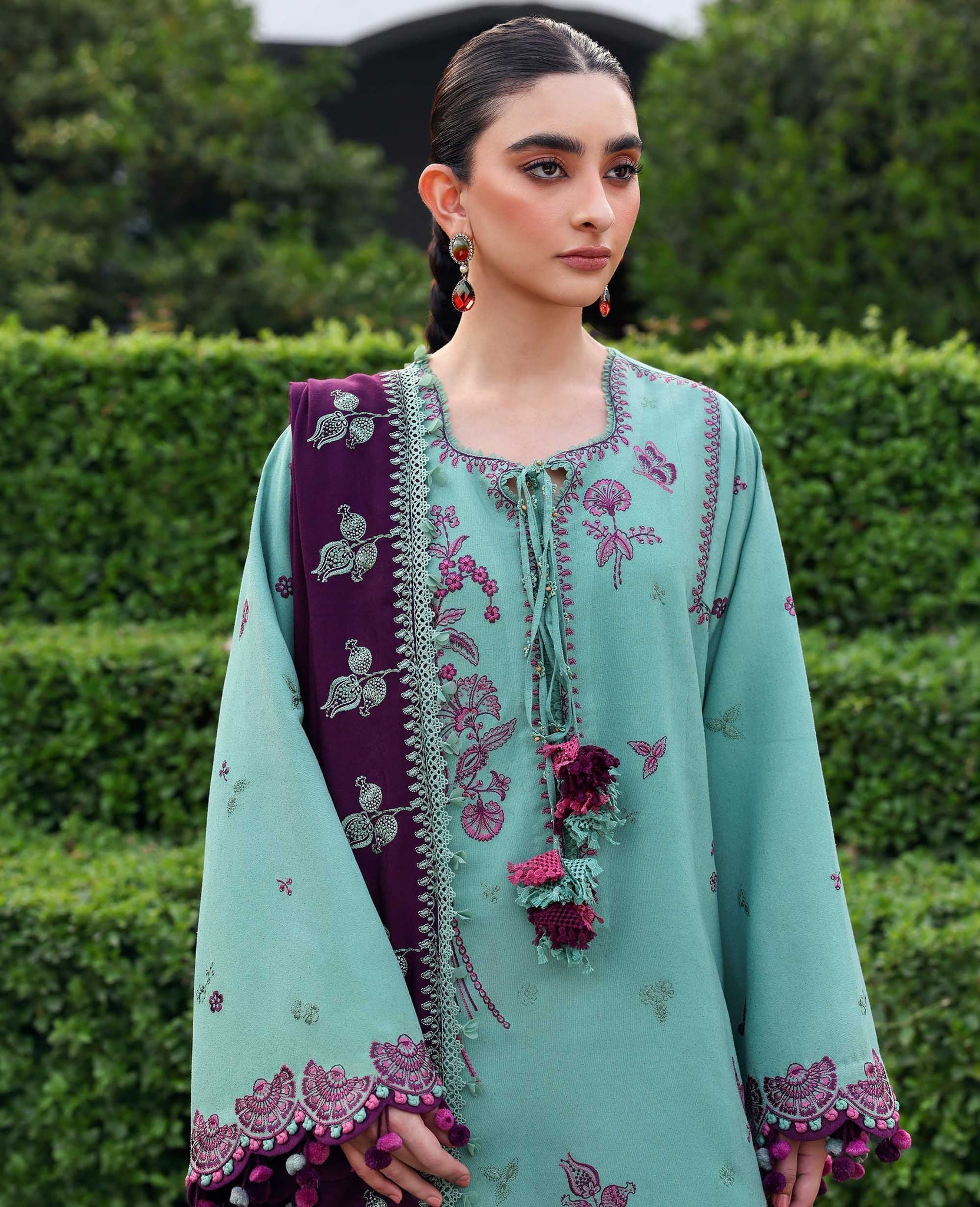 Republic Womenswear | Amaris Luxury Shawl 25 | Virella by Republic Womenswear - Designer Dress  - Type : Ladies Clothes - Available at Saira Sultan - 100% Original 