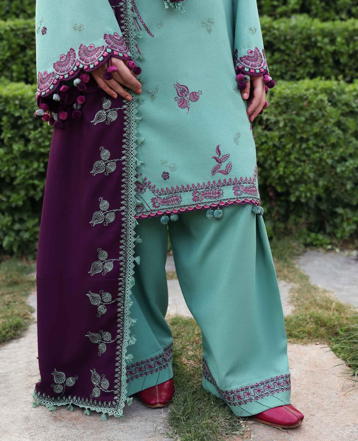 Republic Womenswear | Amaris Luxury Shawl 25 | Virella by Republic Womenswear - Designer Dress  - Type : Ladies Clothes - Available at Saira Sultan - 100% Original 