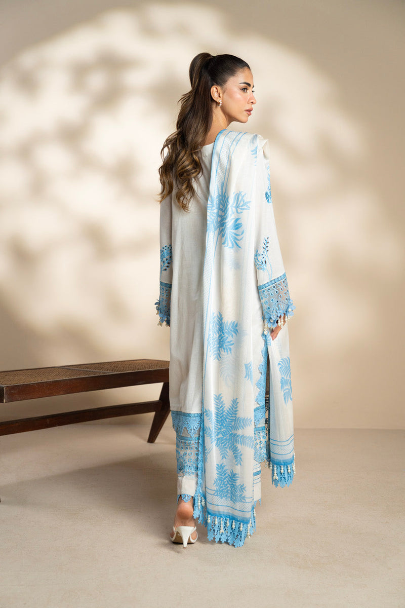 Al Karam | Schiffli Capsule | RTS | SHIRT, TROUSER & DUPATTA 6 - Pakistani Designer Dress - by Al Karam - Type : Ladies Clothes - 100% Original at Saira Sultan