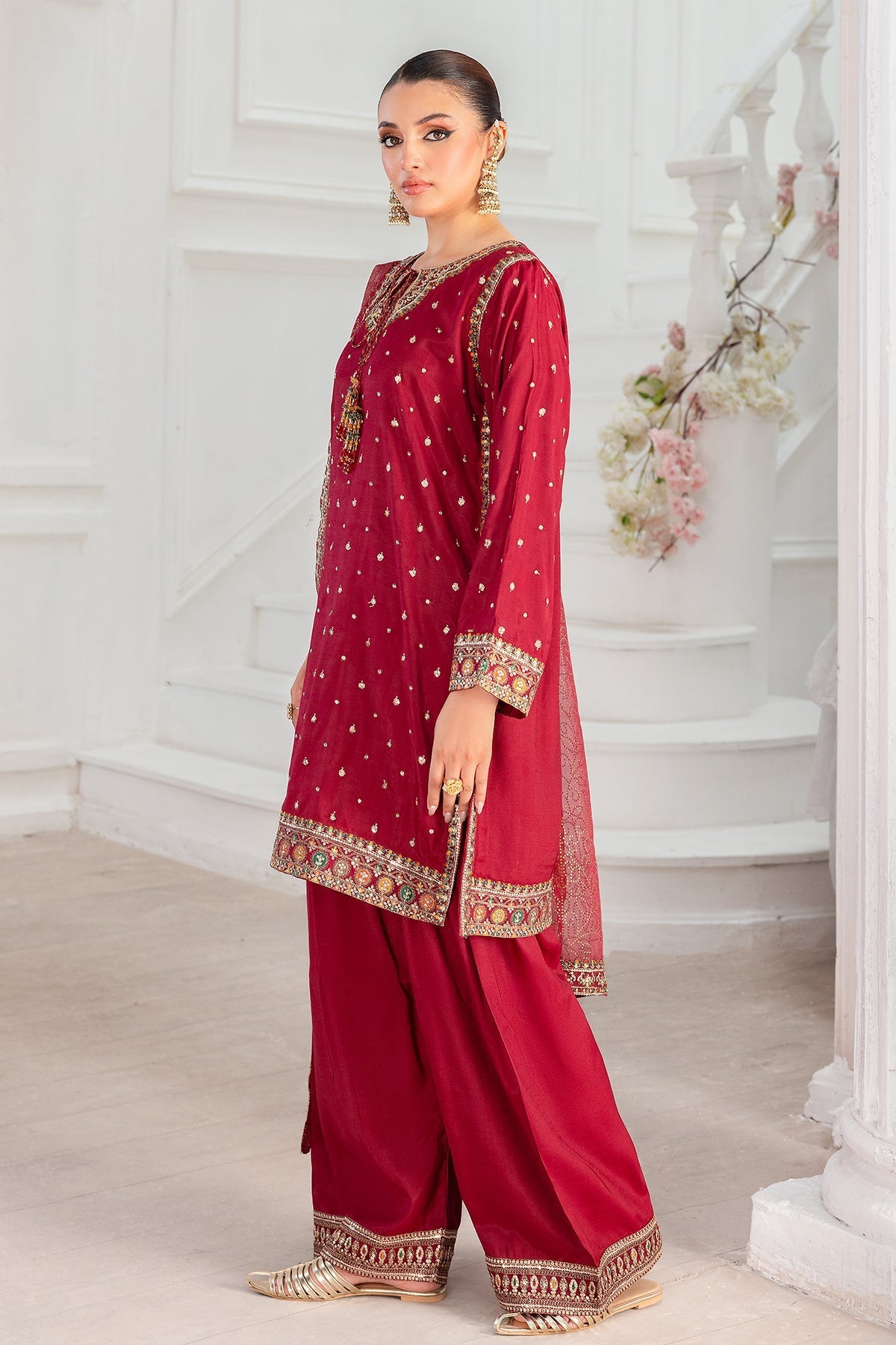 Charizma | Festive Pret | CMA-5-048 R - Pakistani Designer Dress - by Charizma - Type : Ladies Clothes - 100% Original at Saira Sultan