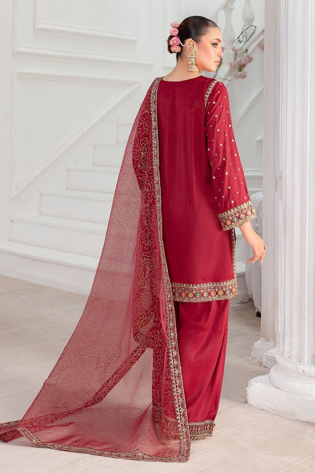Charizma | Festive Pret | CMA-5-048 R - Pakistani Designer Dress - by Charizma - Type : Ladies Clothes - 100% Original at Saira Sultan