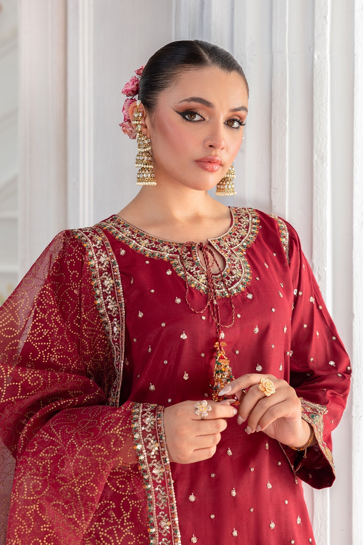 Charizma | Festive Pret | CMA-5-048 R - Pakistani Designer Dress - by Charizma - Type : Ladies Clothes - 100% Original at Saira Sultan