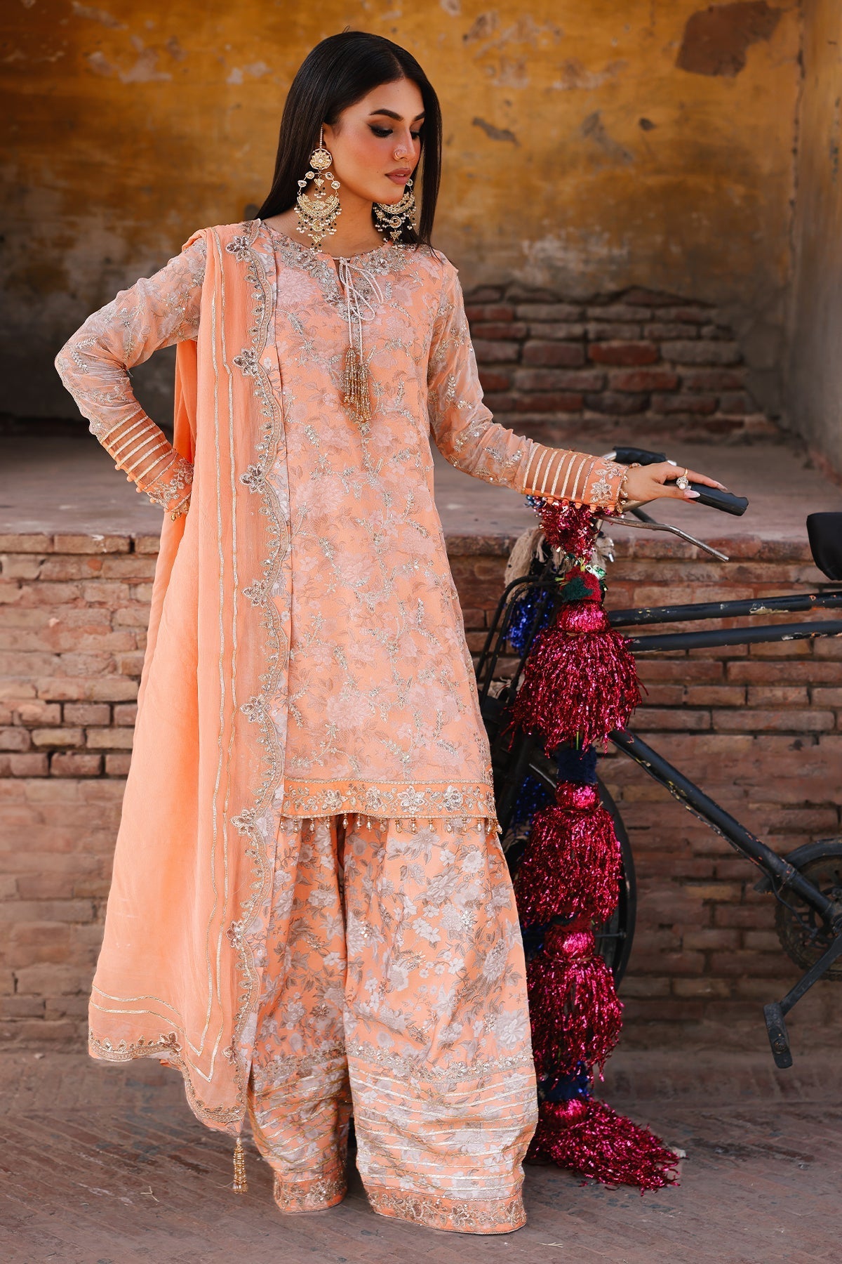 Charizma | Vasal Chiffon | VSL25-19 - Pakistani Designer Dress - by Charizma - Type : Ladies Clothes - 100% Original at Saira Sultan