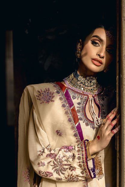 Charizma | Festive Pret | CMA-5-137 SKIN - Pakistani Designer Dress - by Charizma - Type : Ladies Clothes - 100% Original at Saira Sultan