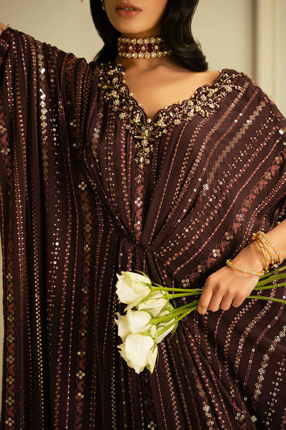Cross Stitch | Wedding Collection 25 | POTENT MIST M Maroon Chiffon