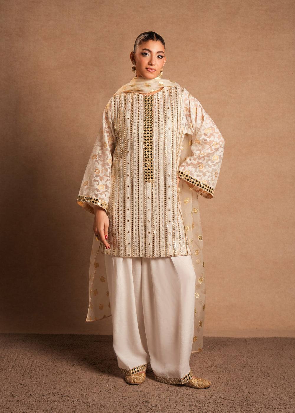 Laj | Festive Eid 25 | LWJ-2025-10 - Pakistani Designer Dress - by Laj | Type: Ladies Clothes - 100% Original at Saira Sultan