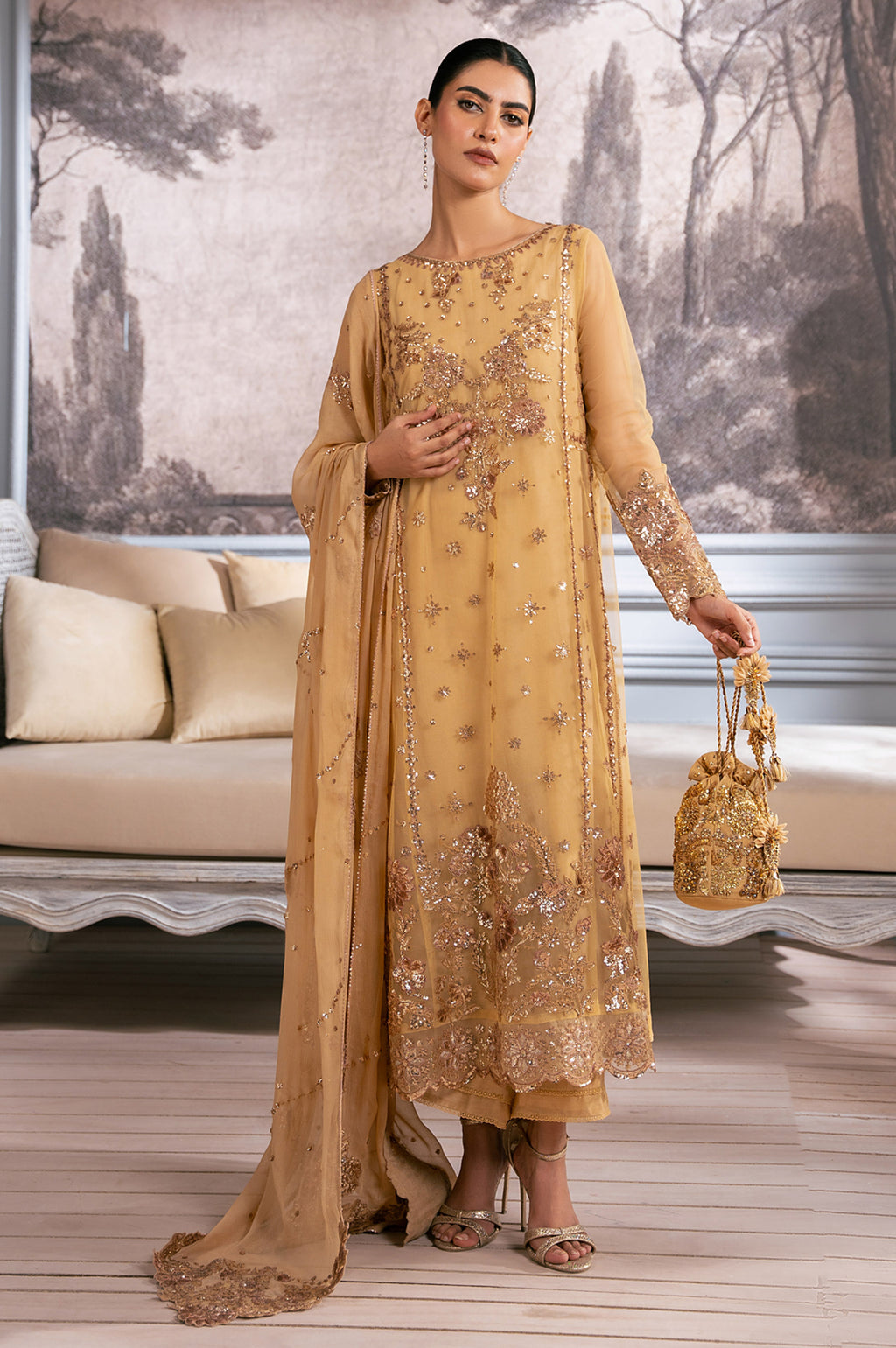 Zeen | Azalea Collection | WOM34105 - Pakistani Designer Dress - by Zeen - Type : Ladies Clothes - 100% Original at Saira Sultan