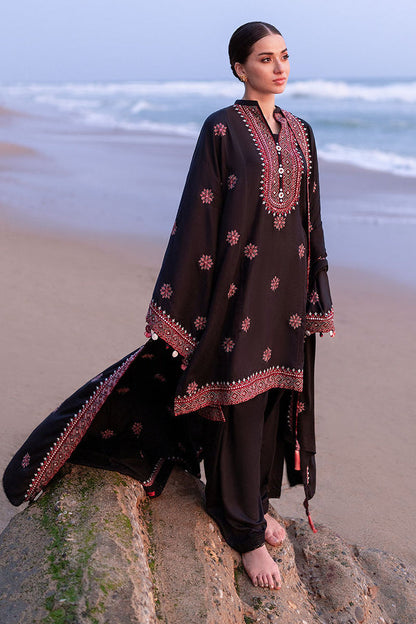 Cross Stitch | Cotton Satin 25 | RAVEN FOLK - Pakistani Designer Dress - by Cross Stitch - Type : Ladies Clothes - 100% Original at Saira Sultan