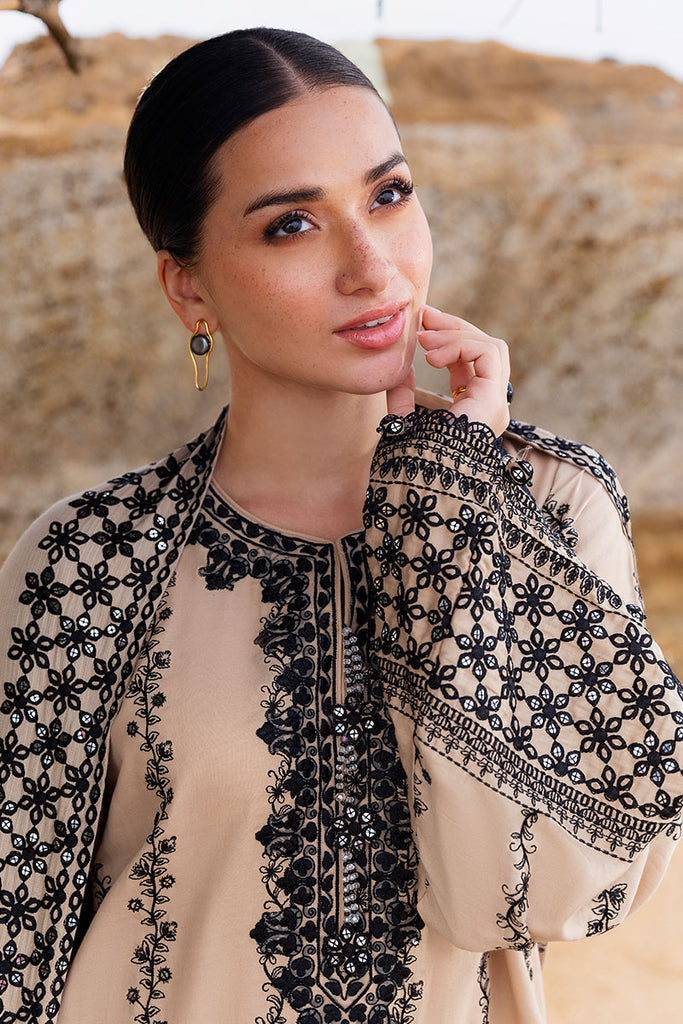 Cross Stitch | Cotton Satin 25 | WOVEN GRACE - Pakistani Designer Dress - by Cross Stitch - Type : Ladies Clothes - 100% Original at Saira Sultan