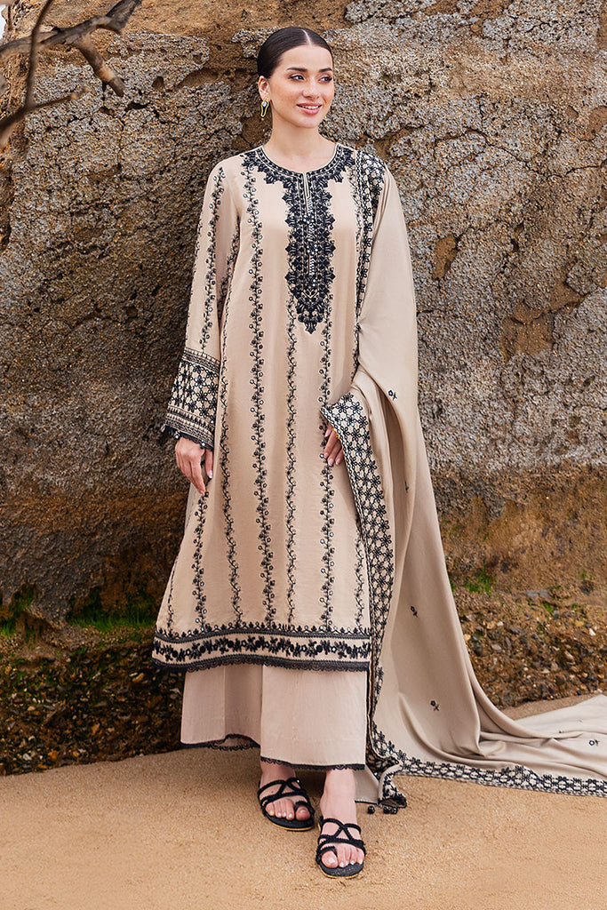 Cross Stitch | Cotton Satin 25 | WOVEN GRACE - Pakistani Designer Dress - by Cross Stitch - Type : Ladies Clothes - 100% Original at Saira Sultan