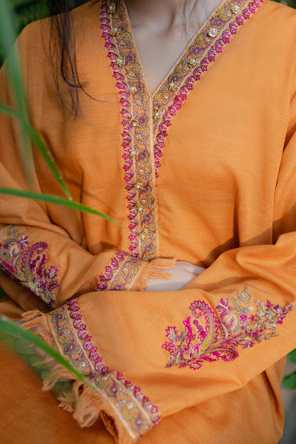 Zellbury | Winter Pret | Embroidered Kurta Trouser - 1289