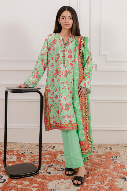 Zellbury | Summer Pret | Kurta Dupatta Trouser - 2829