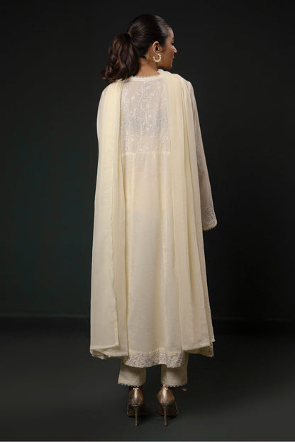 Zellbury | Summer Pret | Embroidered Kurta Dupatta Trouser - 3332