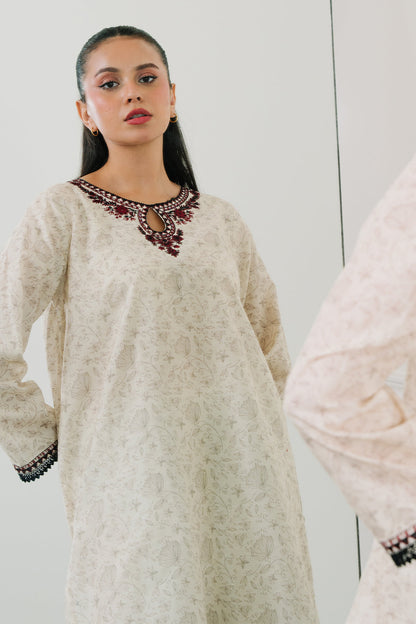Zellbury | Summer Pret | Embroidered Kurta - 1848