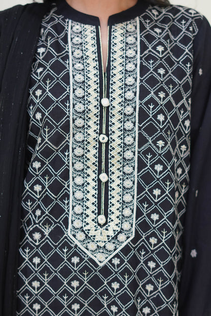 Zellbury | Summer Pret | Embroidered Kurta Dupatta - 1772