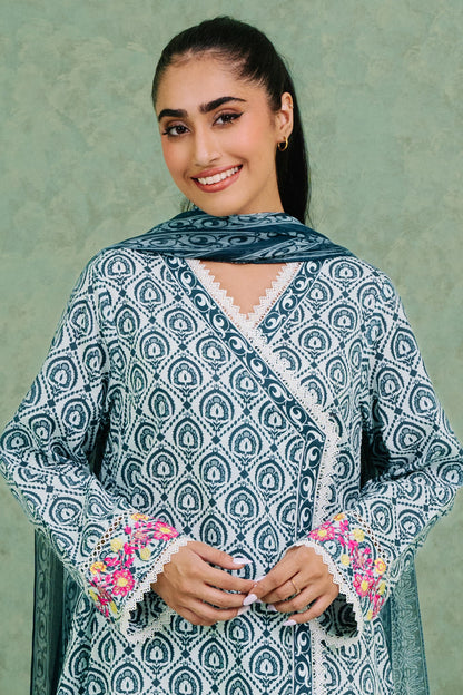 Zellbury | Summer Pret | Embroidered Kurta Dupatta - 1897