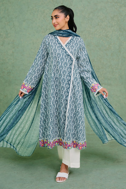 Zellbury | Summer Pret | Embroidered Kurta Dupatta - 1897