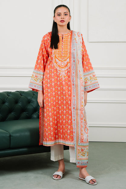 Zellbury | Summer Pret | Embroidered Kurta Dupatta - 1902