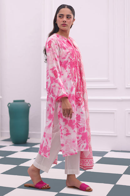 Zellbury | Summer Pret | Embroidered Kurta Dupatta - 2071