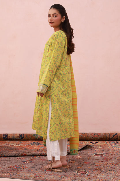 Zellbury | Summer Pret | Embroidered Kurta Dupatta - 2074
