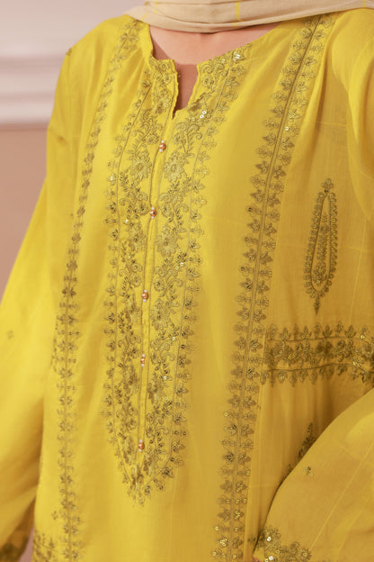 Zellbury | Summer Pret | Embroidered Kurta Dupatta Trouser - 1963