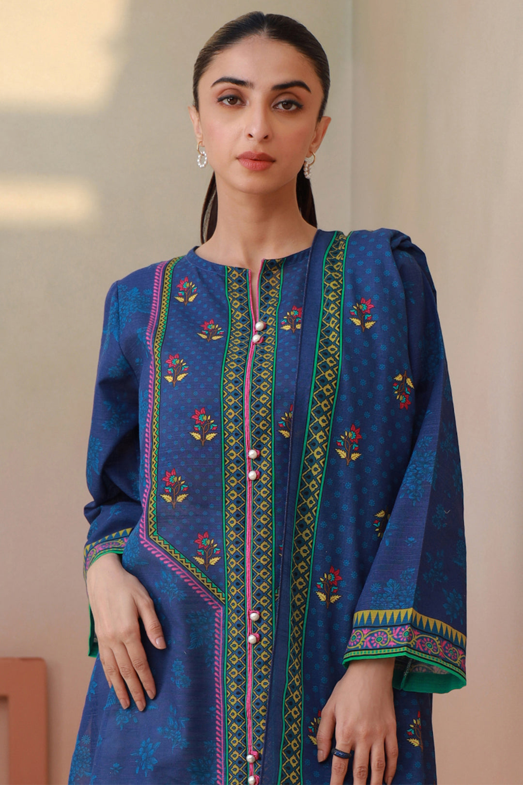 Zellbury | Winter Pret | Kurta Dupatta - 1523