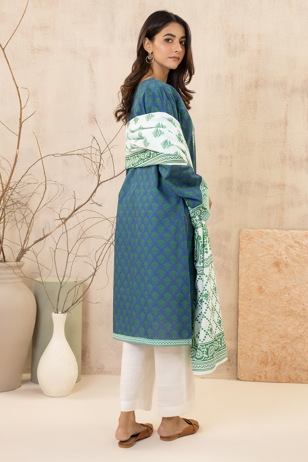 Zellbury | Winter Pret | Embroidered Kurta Dupatta - 2935