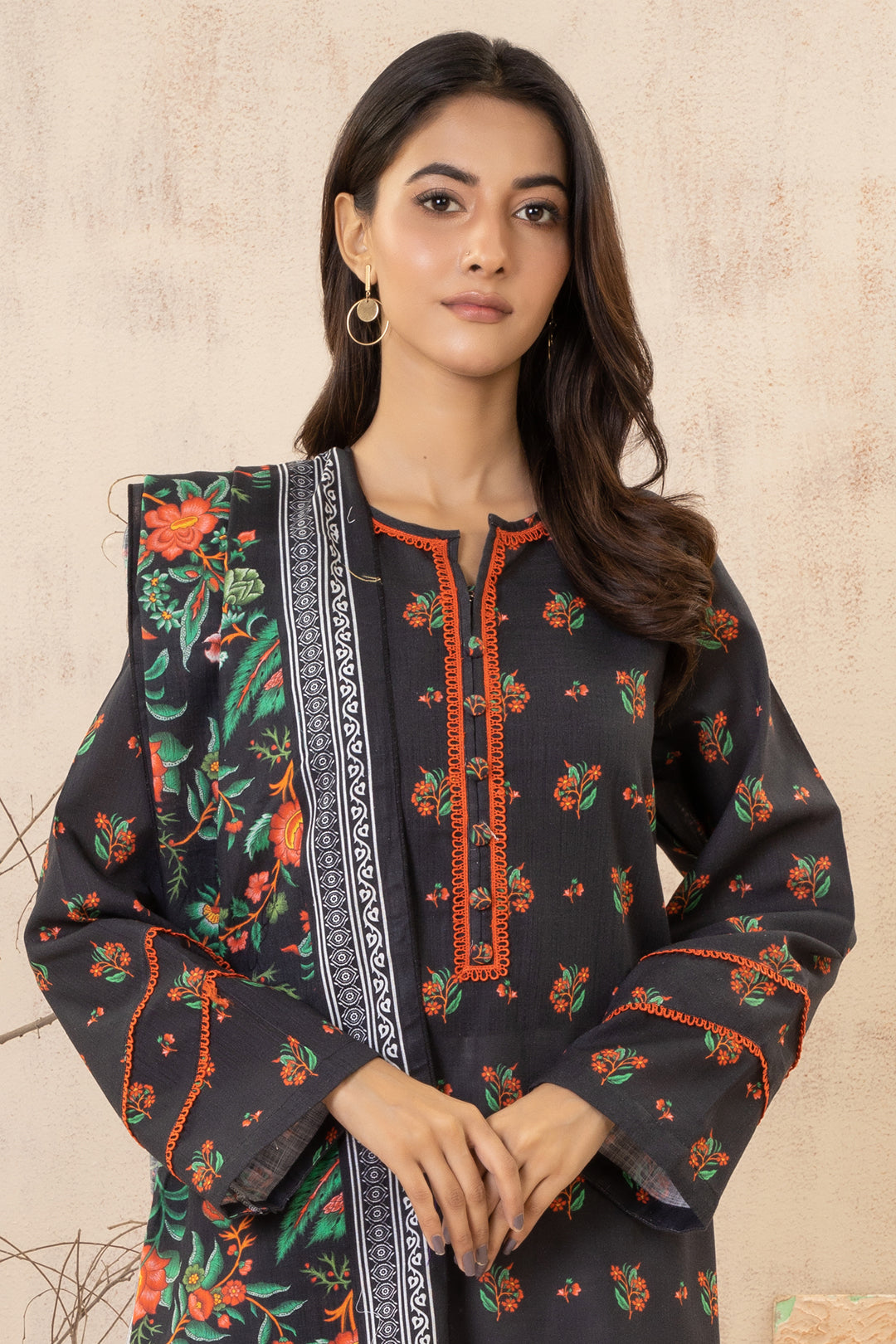 Zellbury | Winter Pret | Kurta Dupatta - 2979