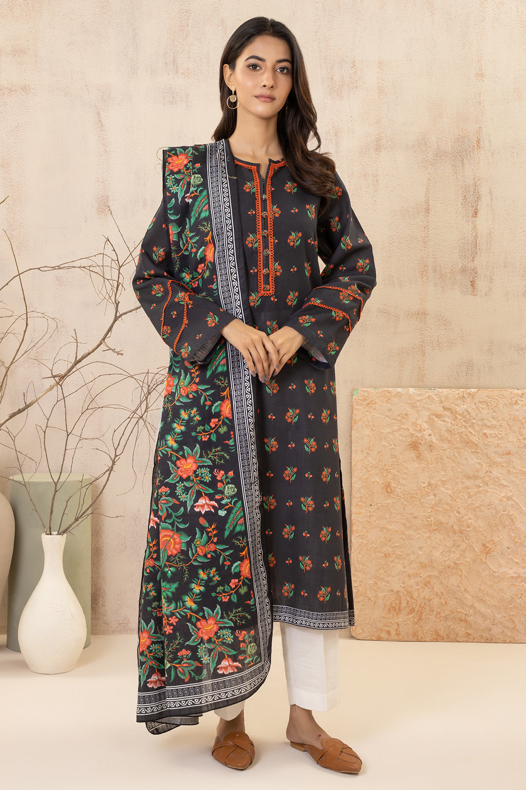 Zellbury | Winter Pret | Kurta Dupatta - 2979