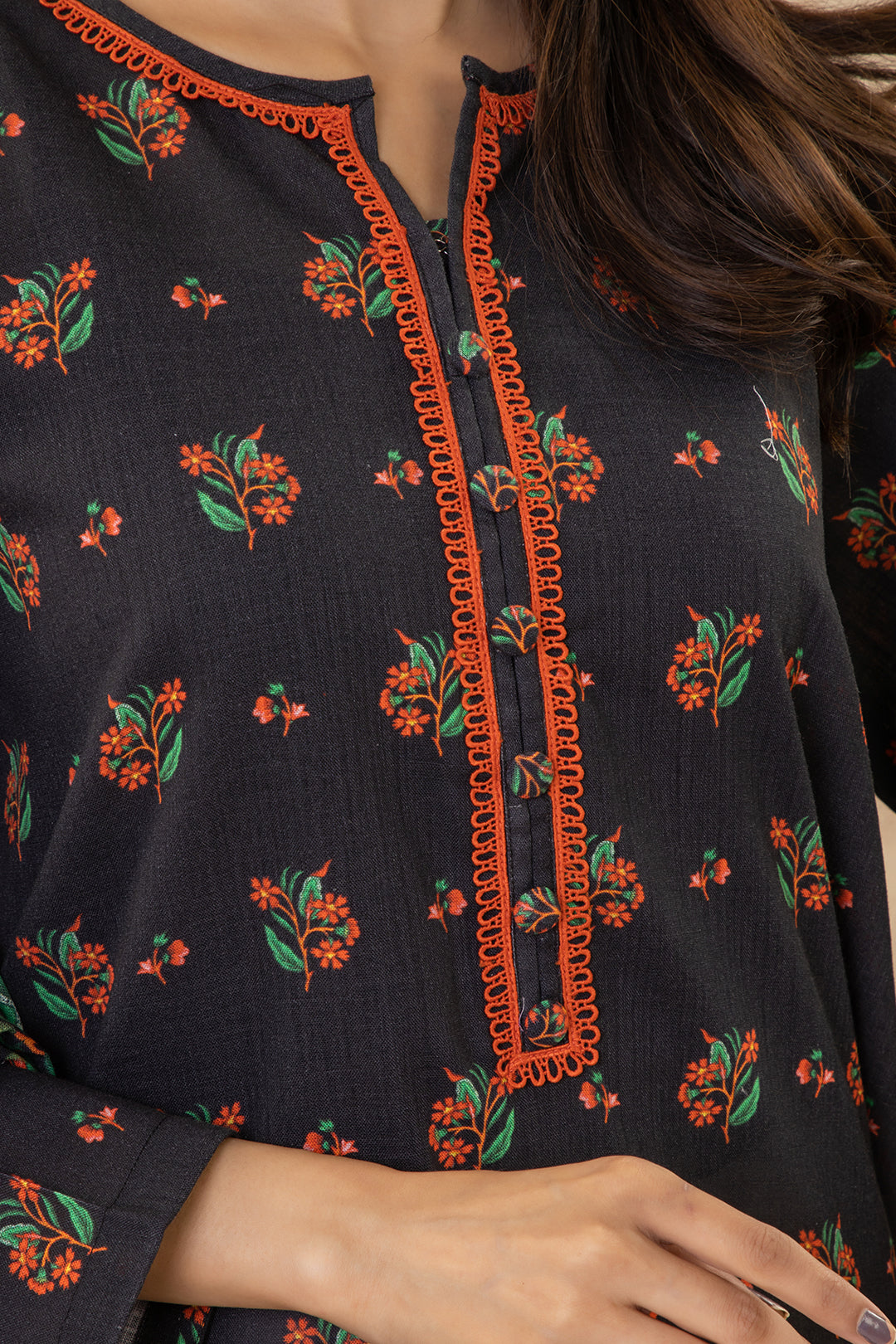 Zellbury | Winter Pret | Kurta Dupatta - 2979