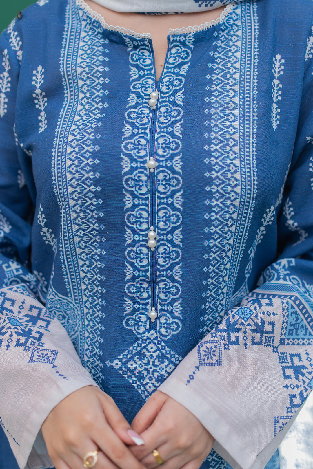 Zellbury | Winter Pret | Kurta Dupatta - 2980