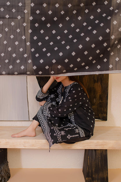 Zellbury | Winter Pret | Kurta Dupatta - 2981