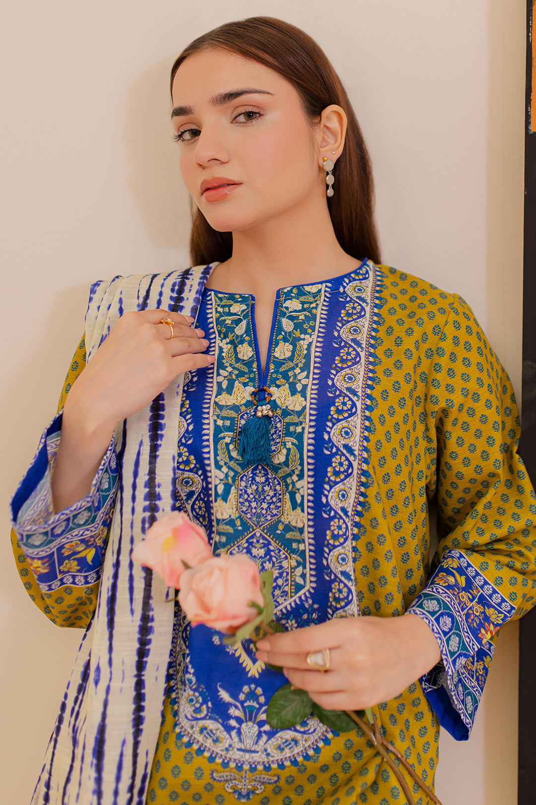 Zellbury | Winter Pret | Kurta Dupatta - 3032