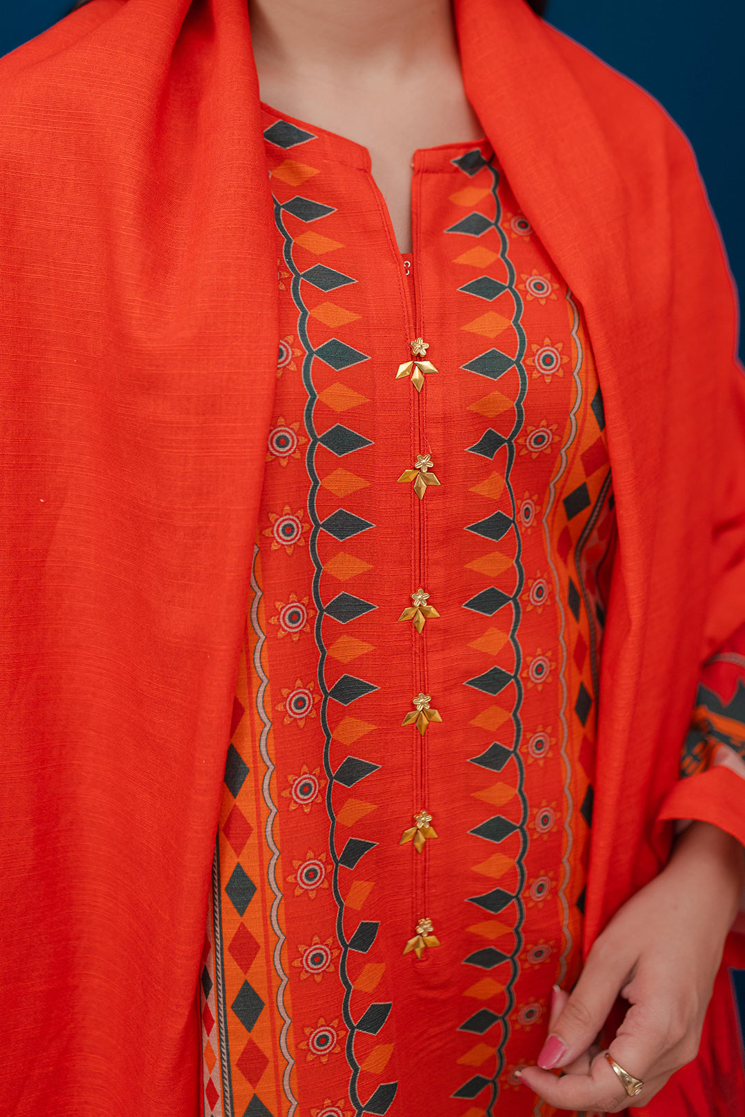 Zellbury | Winter Pret | Kurta Dupatta - 3053