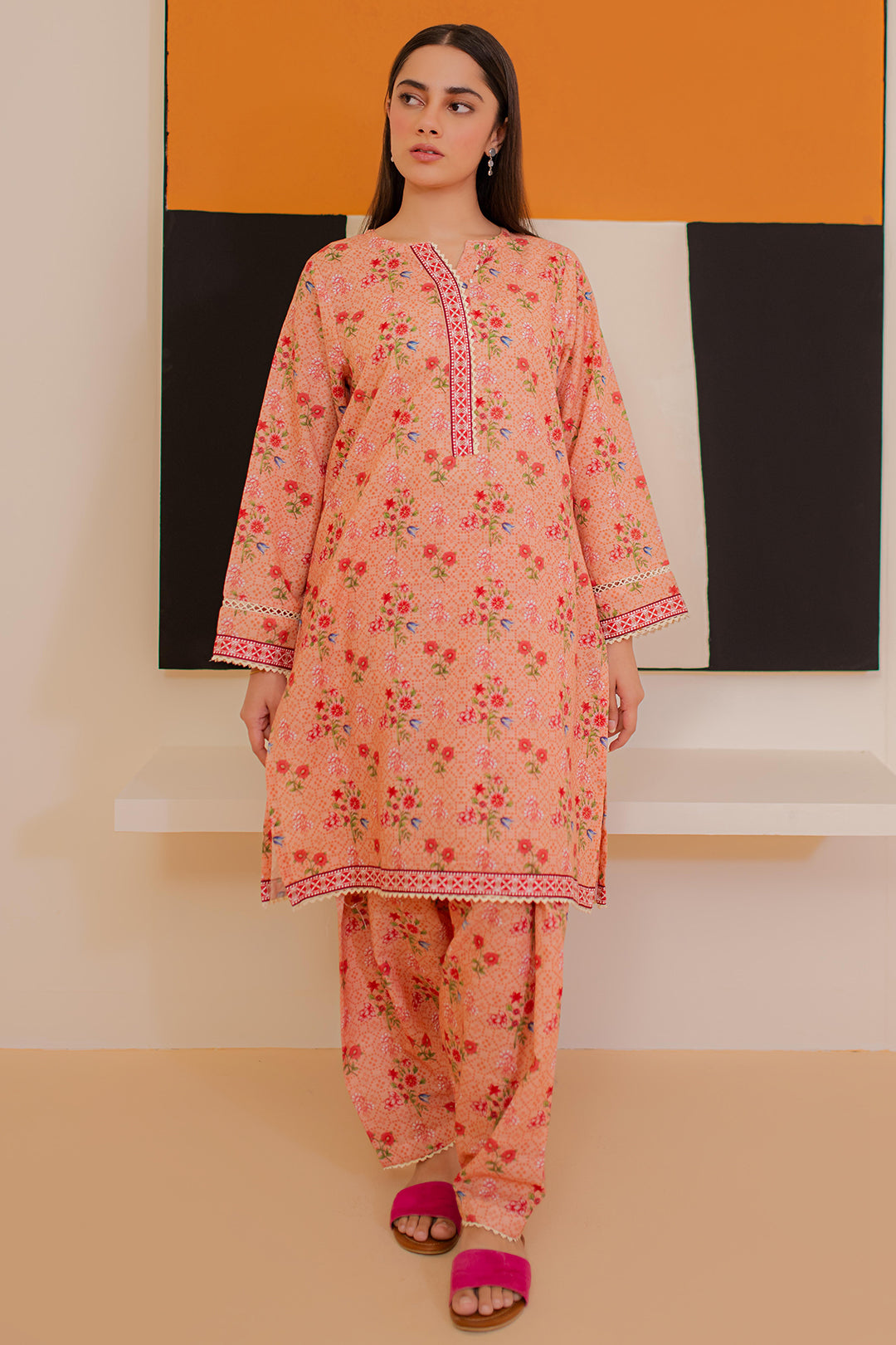 Zellbury | Winter Pret | Kurta Trouser - 3166