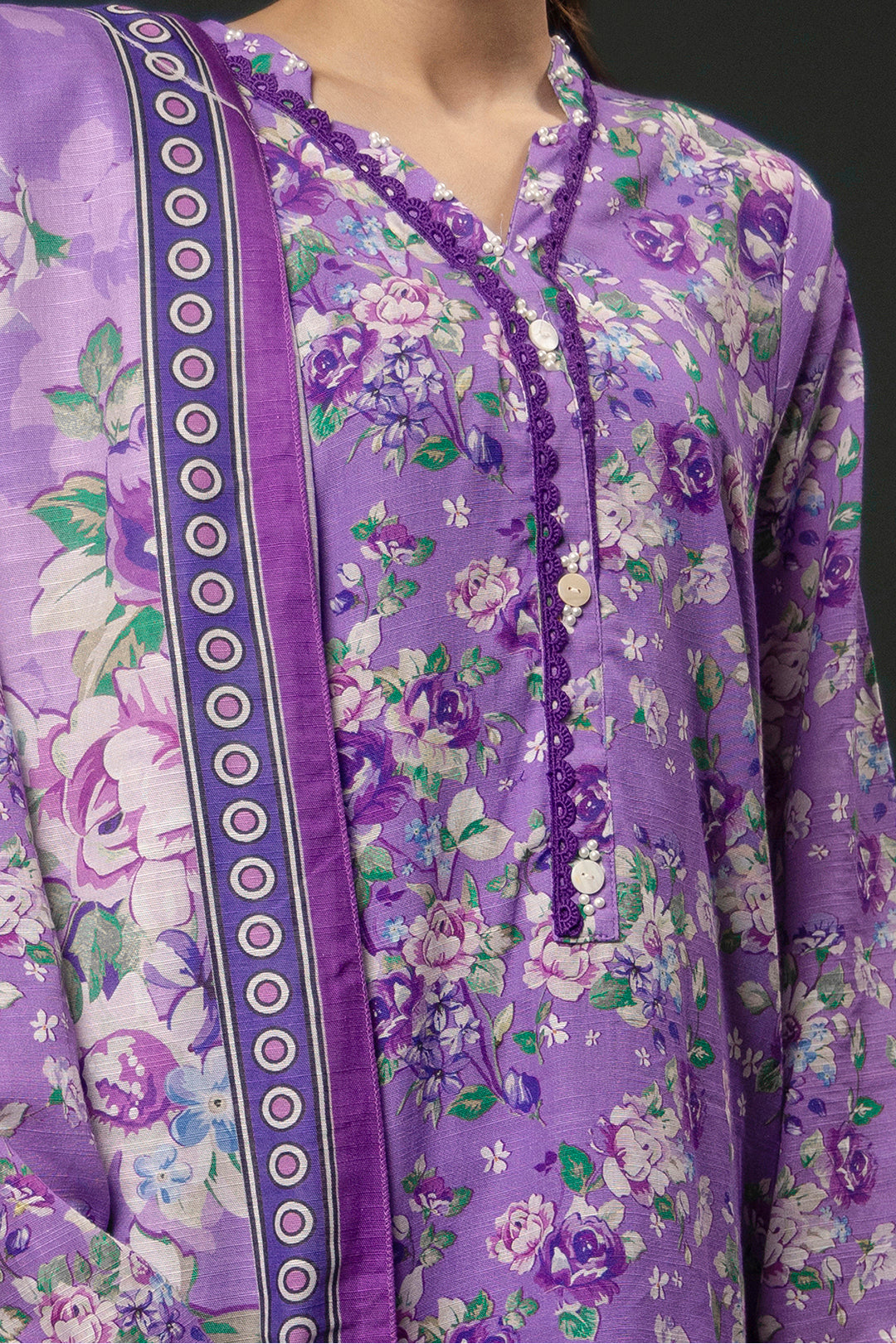 Zellbury | Winter Pret | Kurta Dupatta Trouser - 2948